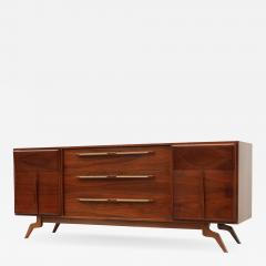 Vladimir Kagan 1960s Modernist Sculptural Walnut Dresser Credenza - 2106155