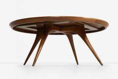 Vladimir Kagan 72 Round Vladimir Kagan Dining Table 1950s - 3925832