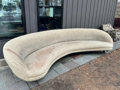 Vladimir Kagan Curvaceous Vladimir Kagan Serpentine Sloane Sofa Mid Century Modern - 4160015