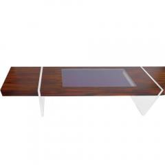 Vladimir Kagan Custom Kagan Illuminated Rosewood Low Table - 188904