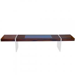 Vladimir Kagan Custom Kagan Illuminated Rosewood Low Table - 188905