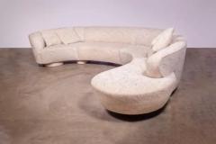 Vladimir Kagan Exceptional Original Vladimir Kagan 4 pc Sectional sofa by Directional Furniture - 3192816