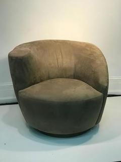 Vladimir Kagan Fabulous Pair of Vladimir Kagan Nautilus Swivel Lounge Chairs - 441484