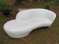 Vladimir Kagan Fabulous Vladimir Kagan White Leather Cloud Sofa Weiman 1980s - 1241014