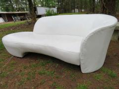 Vladimir Kagan Fabulous Vladimir Kagan White Leather Cloud Sofa Weiman 1980s - 1241016