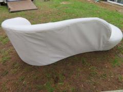 Vladimir Kagan Fabulous Vladimir Kagan White Leather Cloud Sofa Weiman 1980s - 1241018