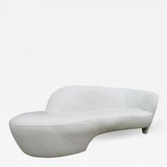 Vladimir Kagan Fabulous Vladimir Kagan White Leather Cloud Sofa Weiman 1980s - 1243908