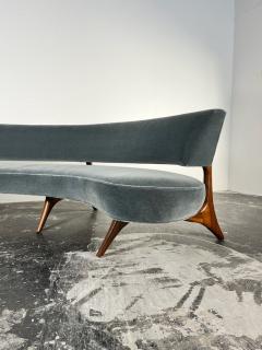 Vladimir Kagan Floating Seat and Back Sofa in Mohair by Vladimir Kagan - 3626846