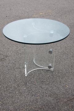 Vladimir Kagan Glass and Lucite Table by Vladimir Kagan - 3899365