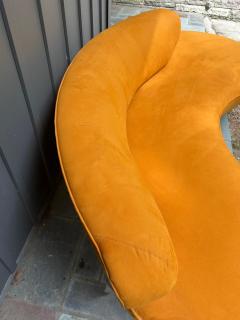 Vladimir Kagan Gorgeous Butternut Vladimir Kagan Serpentine Cloud Sofa Mid Century Modern - 4696944