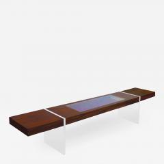 Vladimir Kagan Illuminating Coffee Table Custom Made by Vladimir Kagan - 1953608