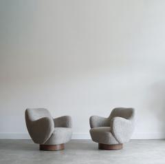 Vladimir Kagan Kagan Dreyfuss Swivel Chairs Model 100A by Vladimir Kagan C 1960s - 4156119