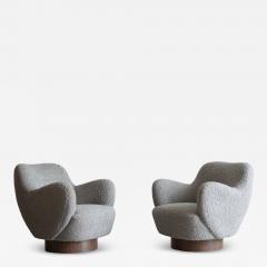 Vladimir Kagan Kagan Dreyfuss Swivel Chairs Model 100A by Vladimir Kagan C 1960s - 4159734