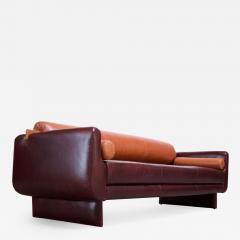 Vladimir Kagan Leather Matinee Sofa Daybed by Vladimir Kagan - 1147957