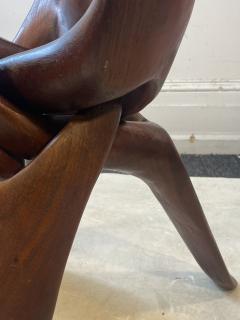 Vladimir Kagan MODERNIST ORGANIC SCULPTED INTERLOCKING WOOD TABLE ATTRIBUTED TO VLADIMIR KAGAN - 2468927