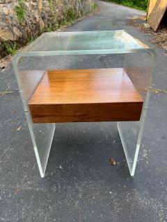 Vladimir Kagan MODERNIST WOOD AND LUCITE FLOATING TABLES BY VLADIMIR KAGAN - 2538402