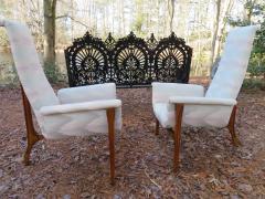 Vladimir Kagan Magnificent Pair Vladimir Kagan style Sculptural 3 Leg Lounge Chairs Mid Century - 1032301