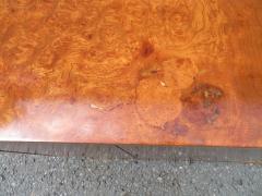 Vladimir Kagan Magnificent Rare Kidney Shaped Vladimir Kagan Burl Desk Credenza Mid Century - 4609240