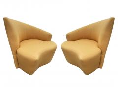 Vladimir Kagan Mid Century Modern Pair of Slipper Swivel Lounge Chairs by Vladimir Kagan - 1946032