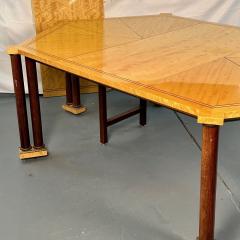 Vladimir Kagan Mid Century Modern Vladimir Kagan Dining Table Provenance Labeled Two Leaves - 3317332