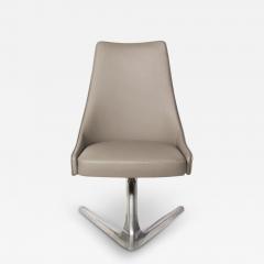 Vladimir Kagan Mid Century Modernist Vladimir Kagan Chromecraft Sculpta Unicorn Swivel Chair - 3044680
