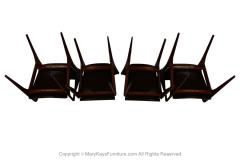 Vladimir Kagan Mid Century Vladimir Kagan Sculpted Sling Dining Chairs Model VK 101 and VK 101A - 2986833