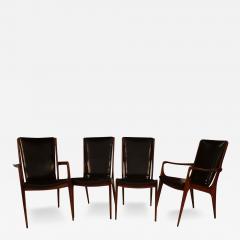 Vladimir Kagan Mid Century Vladimir Kagan Sculpted Sling Dining Chairs Model VK 101 and VK 101A - 2988172