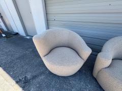 Vladimir Kagan Pair Of Vladimir Kagan For Weiman Nautilus Swivel Chairs - 4702146