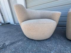 Vladimir Kagan Pair Of Vladimir Kagan For Weiman Nautilus Swivel Chairs - 4702152