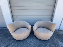 Vladimir Kagan Pair Of Vladimir Kagan For Weiman Nautilus Swivel Chairs - 4702188