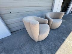 Vladimir Kagan Pair Of Vladimir Kagan For Weiman Nautilus Swivel Chairs - 4702191