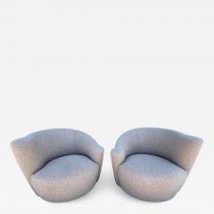 Vladimir Kagan Pair Of Vladimir Kagan For Weiman Nautilus Swivel Chairs - 4703506