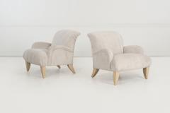 Vladimir Kagan Pair of Kagan Style Lounge Chairs for Design Studio 1980c - 4451067