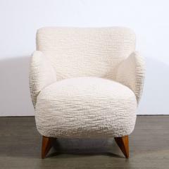 Vladimir Kagan Pair of Mid Century Documented Walnut Barrel Chairs by Vladimir Kagan 1947 - 2660622