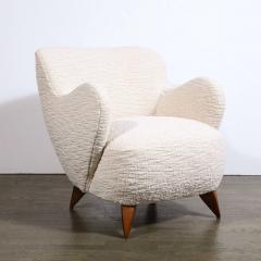 Vladimir Kagan Pair of Mid Century Documented Walnut Barrel Chairs by Vladimir Kagan 1947 - 2660623