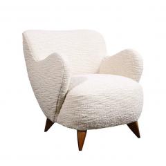 Vladimir Kagan Pair of Mid Century Documented Walnut Barrel Chairs by Vladimir Kagan 1947 - 2660624