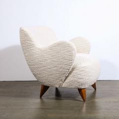 Vladimir Kagan Pair of Mid Century Documented Walnut Barrel Chairs by Vladimir Kagan 1947 - 2660633