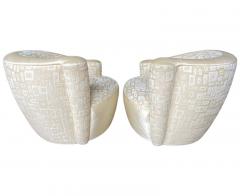 Vladimir Kagan Pair of Mid Century Modern Swivel Lounge Nautilus Chairs by Vladimir Kagan - 1939517