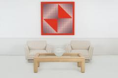 Vladimir Kagan Pair of Oversized Lounge Chairs Attributed to Vladimir Kagan c 1985 - 4473067