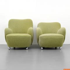 Vladimir Kagan Pair of Rare Vladimir Kagan Barrel Lounge Chairs - 331981