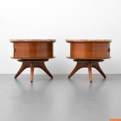 Vladimir Kagan Pair of Rare and Early Vladimir Kagan 3421 Nightstands or End Tables - 332001