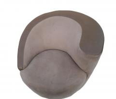 Vladimir Kagan Pair of Vladimir Kagan Corkscrew Lounge Swivel Chairs for Directional - 1817092