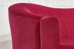 Vladimir Kagan Pink Sofa by Vladimir Kagan for Weiman 1990s - 1775166