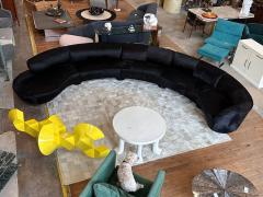 Vladimir Kagan Pony Skin Serpentine Sectional 1990 - 4244732