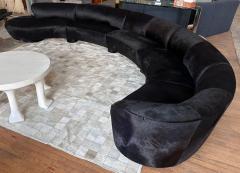 Vladimir Kagan Pony Skin Serpentine Sectional 1990 - 4244734
