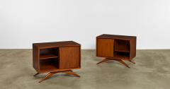 Vladimir Kagan Rare Pair of Vladimir Kagan Nightstands for Grosfeld House Circa 1955 - 4648795