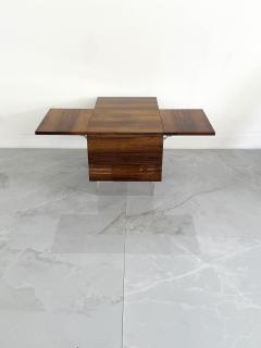 Vladimir Kagan Rare Rosewood Lucite Tic Tac Toe Expandable Coffee Table by Vladimir Kagan - 4726821