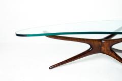 Vladimir Kagan Rare Vladimir Kagan Tri Symmetric Walnut Coffee Table - 4712707