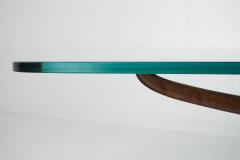 Vladimir Kagan Rare Vladimir Kagan Tri Symmetric Walnut Coffee Table - 4712722