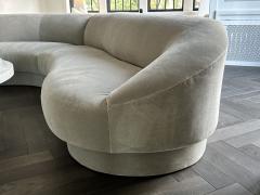 Vladimir Kagan Serpentine Sectional Sofa 1990 - 3829794